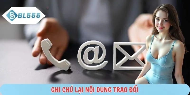 Ghi lại hướng dẫn và mã xác nhận quan trọng