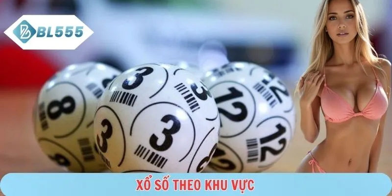 Kết quả quay số được phân chia theo từng vùng